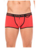 Mini-Pants rouge échancré avec zip 